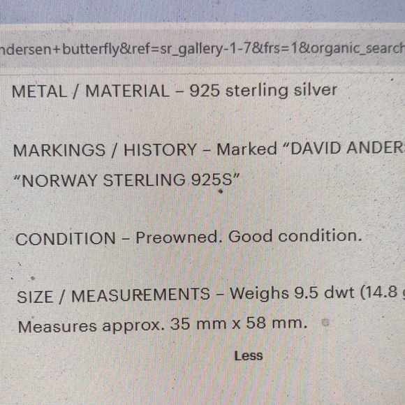 David Anderson BUTTERFLY plus - Picture 4 of 4